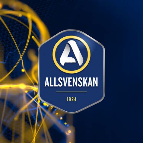 A svéd Allsvenskan liga logója és stadionokról készült kollázs