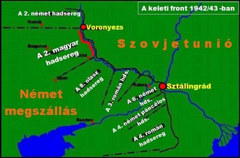 A Don folyó térképe