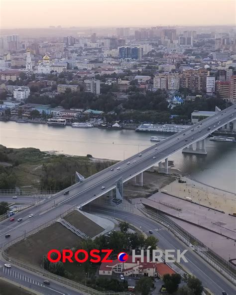 Rosztov-na-Donu panorámája a Don folyóval