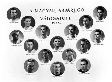 Az Aranycsapat fényképe