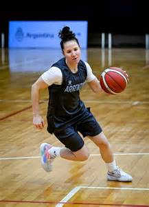 Melisa Gretter, az argentin válogatott irányítója akcióban