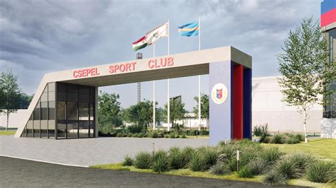 Modern sporttelep látványterve vagy egy felújított budapesti pálya