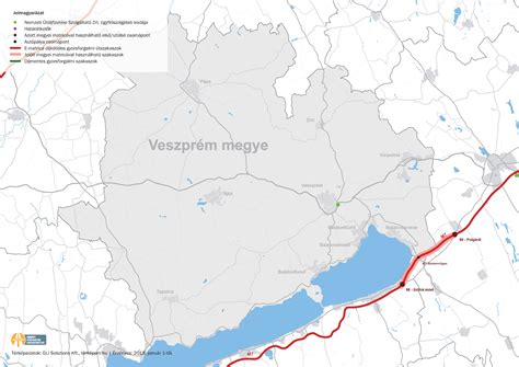 Veszprém megyei foci térkép