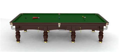 Snooker asztal méretei és elrendezése