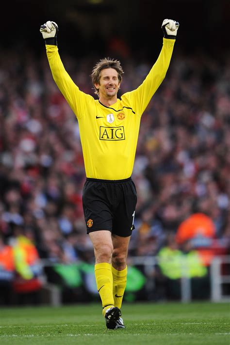Edwin van der Sar a Manchester United kapujában