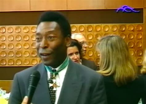 Pelé a Kuncze Gáborral való találkozón Budapesten