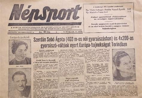 Az 1962-es Népsport beszámoló