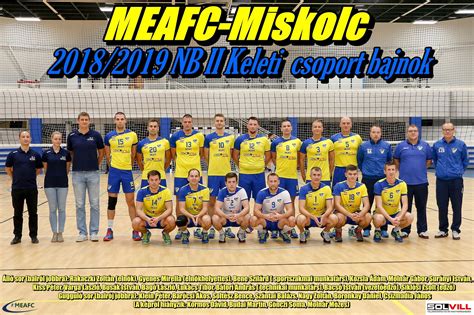 A MEAFC férfi röplabda csapata ünnepli az NB I bajnoki címét