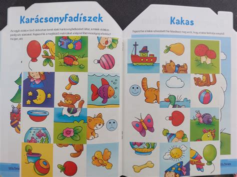 Színtanuló könyvecske sablon és színes kivágások