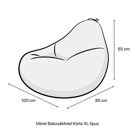 Focilabda babzsákfotel szabásminta