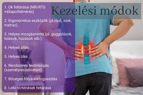 Gerincsérv megelőzés infographic