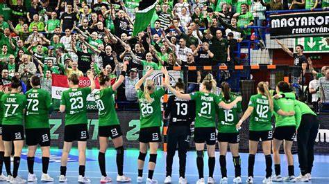 Női Bajnokok Ligája selejtező mérkőzés pillanata