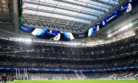 A Santiago Bernabéu modernizált belső tere