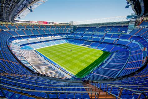 A Santiago Bernabéu stadion a Real Madrid - FC Barcelona mérkőzésen