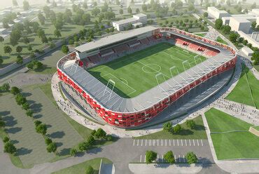 Az új Bozsik Stadion látványterve