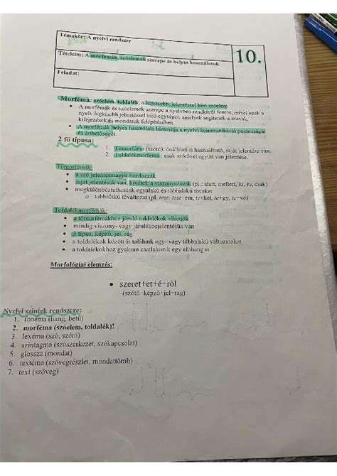 A névmások fontossága és szerepe a nyelvi kohézióban