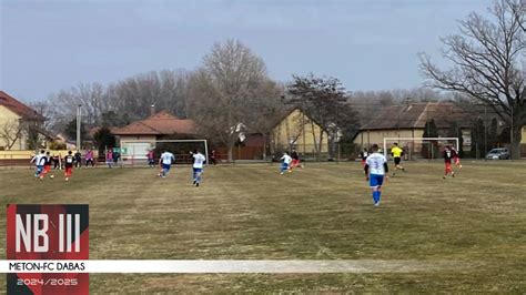 Dabasi NB III-as csapat akcióban a Wellis Sportparkban