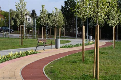A Petrowski Park megújult sétányai és zöldfelületei