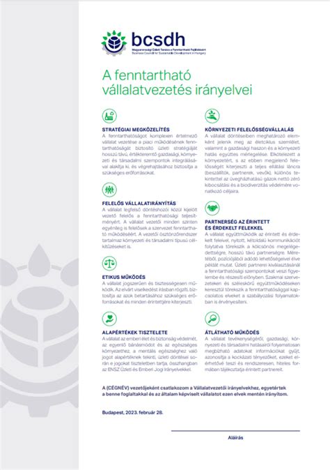 A HAGS fenntartható anyaghasználati irányelvei