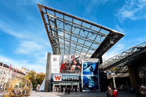 Westend bevásárlóközpont bejárata és környéke