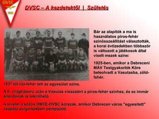 DVSC ökölvívó csapatának korai évei