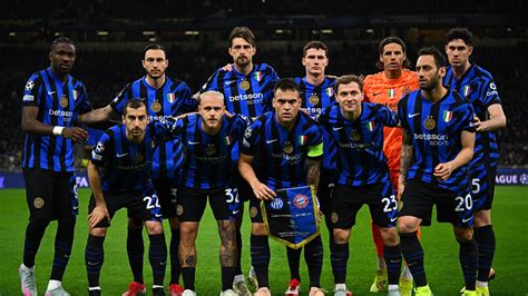 Az Inter Milan csapat ünneplése egy Serie A mérkőzésen
