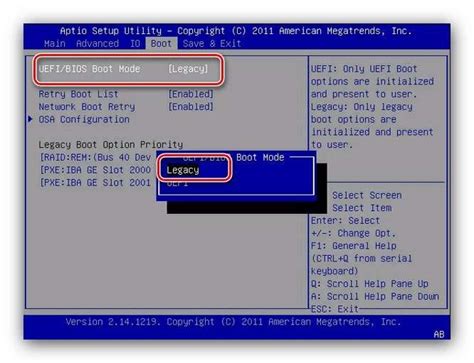 USB Legacy Support beállítás a BIOS-ban