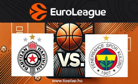 Az Euroliga logója egy kosárlabdapályán