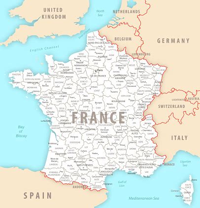 A franciaország térképe a Ligue 1 csapataival