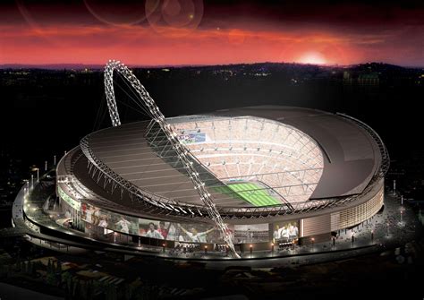 A modern Wembley Stadion külső látképe