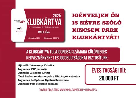 Általános szurkolói klubkártya