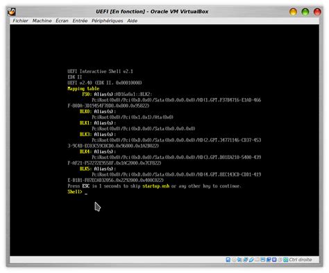Linux parancssori kimenet UEFI ellenőrzésről
