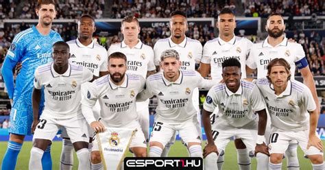 Real Madrid taktikai felállás