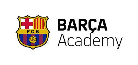 Barca Academy logója világtérképen, jelölve a globális helyszíneket