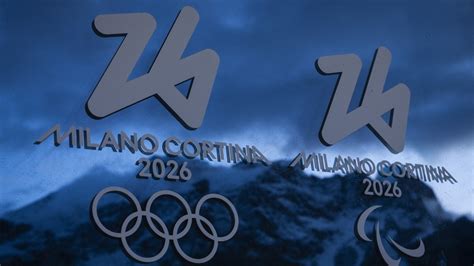 A 2026-os téli olimpia logója és a milánói jégkorongaréna látványterve