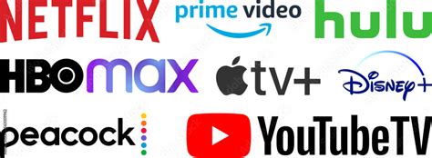 Streaming szolgáltatók logói (Netflix, Amazon, Peacock)