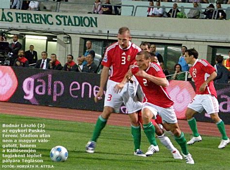Bodnár László a magyar válogatott mezében