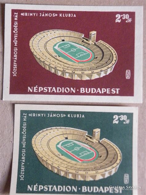 A Népstadion ünnepi megnyitójának plakátja és füzete