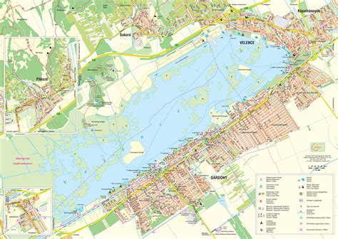Velencei-tó térkép, Tóbíró Szabadstrand elhelyezkedése