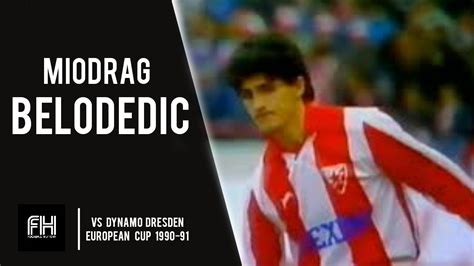 Miodrag Belodedici, a Crvena Zvezda játékosaként