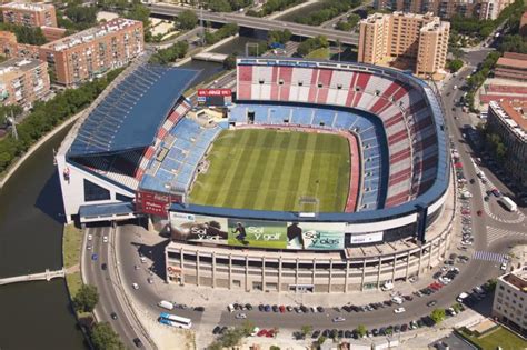 Vicente Calderón Stadion légifelvétel