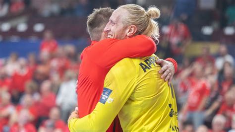 Rodrigo Corrales és Mikael Appelgren, a Veszprém kapusai