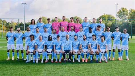 A Manchester City csapata ünneplés közben