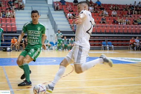 Magyarország-Spanyolország futsal mérkőzés jelenet