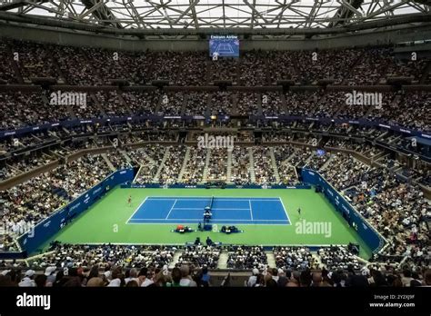 US Open Arthur Ashe Stadion éjszakai döntő alatt