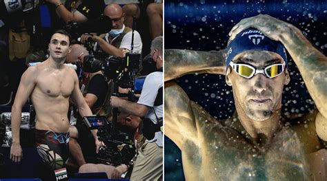 Összehasonlító grafikon: Milák Kristóf és Michael Phelps pillangóúszásban elért olimpiai érmei