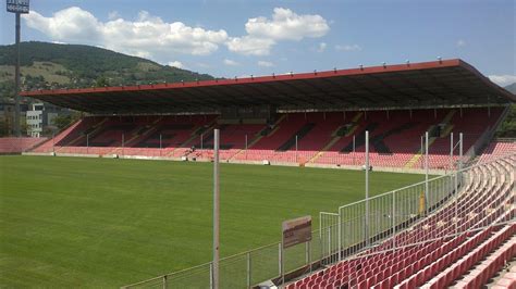 A Bilino Polje stadion látképe