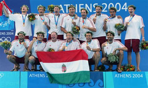 A magyar vízilabda válogatott az Athéni Olimpia döntőjében 2004