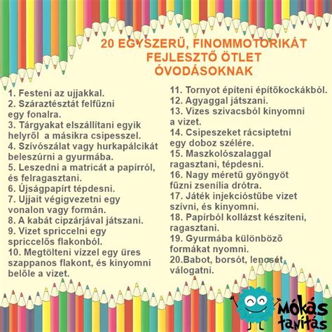 Finommotorikát fejlesztő kézműves tevékenység