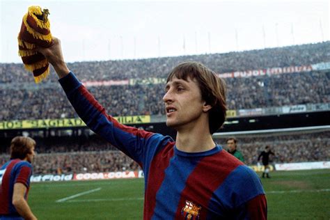 Johan Cruyff a Barcelona ikonja